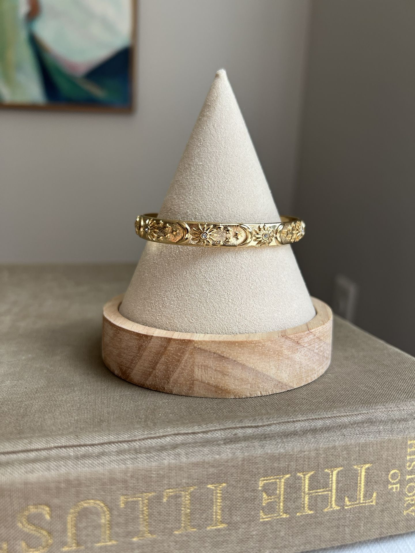 Detailed Celestial Cuff Bracelet ( firm on price )