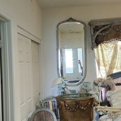 Antique large wall mirror