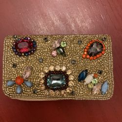 Mary Frances Beaded Mini Clutch Purse
