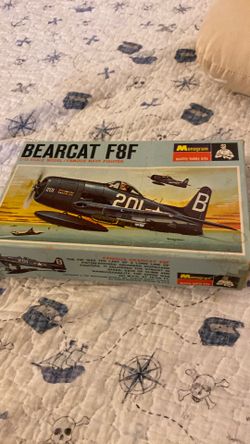 Monogram Bearcat F8F navy fighter model kit