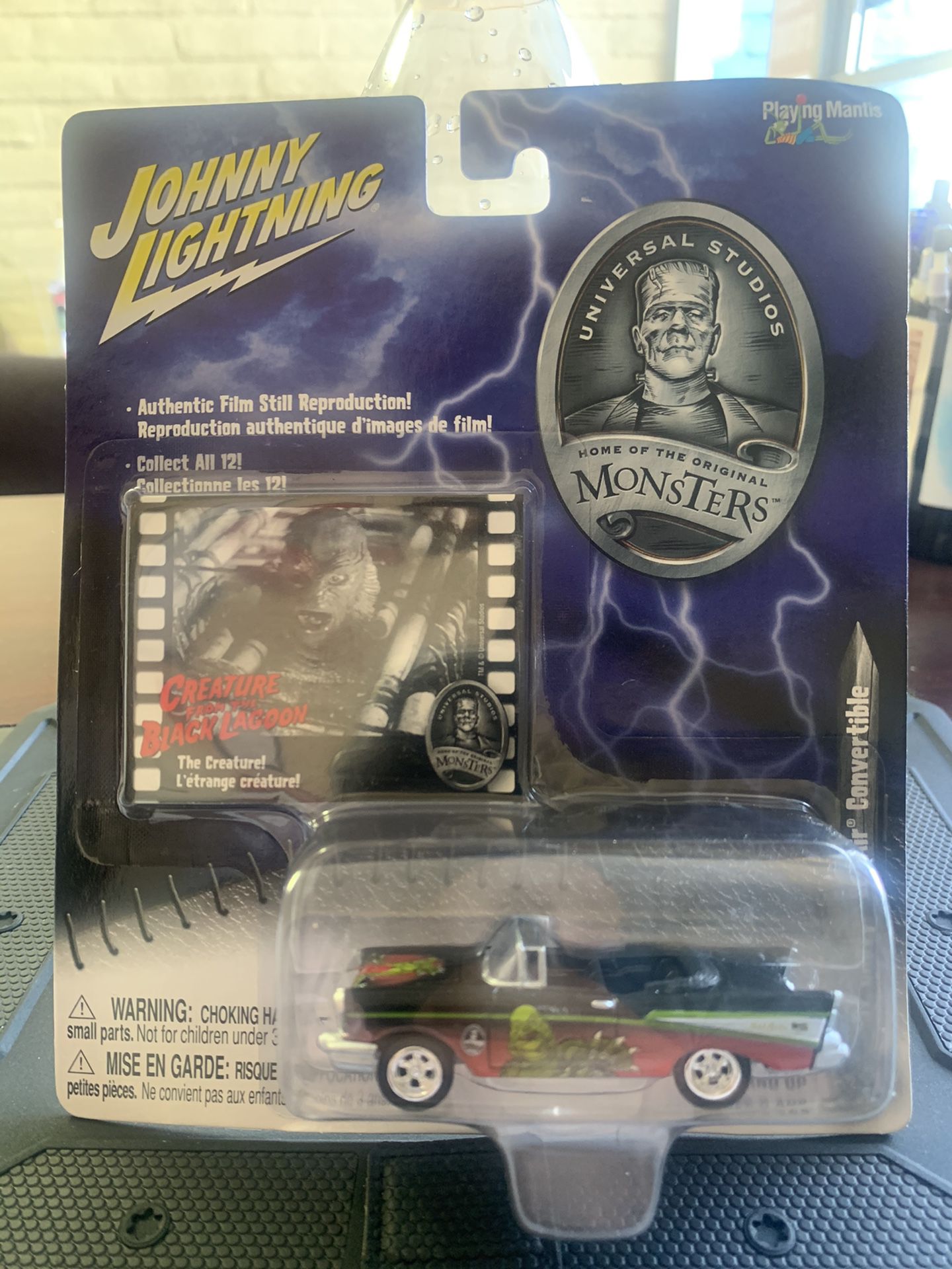 JOHNNY LIGHTNING MONSTERS CREATURE FROM BLACK LAGOON 57 CHEVY BEL AIR CONV.