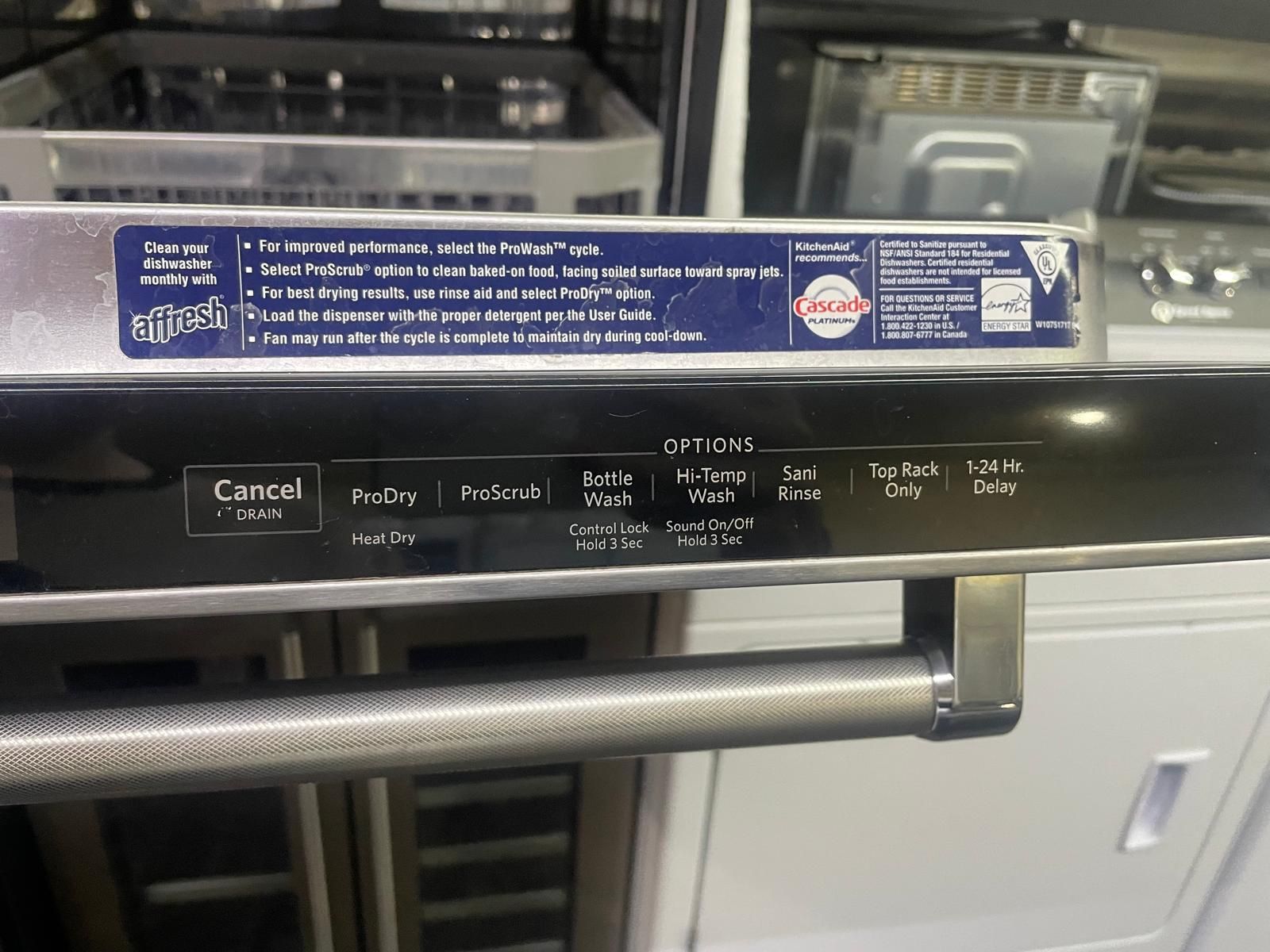 Kitchenaid dishwasher stainless steel racks - Main Image