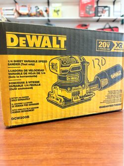 Dewalt new sander XR