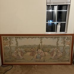 Large Portrait Picture Frame- Hand Knited