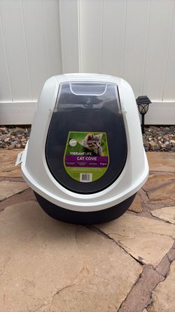Vibrant Life Cat Cove Hooded Litter Box