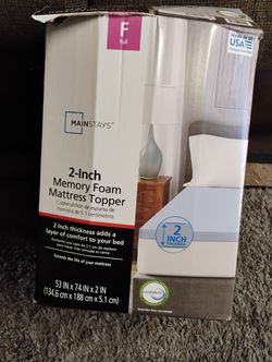 Mainstay Memory Foam Mattress Topper