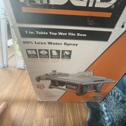 Ridgid 7 Inch Tile Saw 