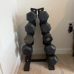 Weight Set with Rack 