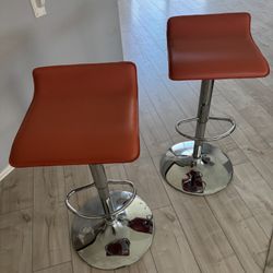 2 Adjustable Bar Stools 