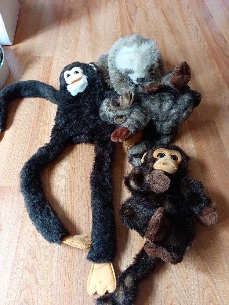 Monkey/Sloth  Puppets