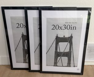 VCK - Black Oak Picture Frame | 20 x 30 Inches | 16 x 24 Inches (With Mat)