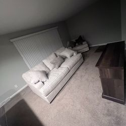 Sofa And Oversized Chair