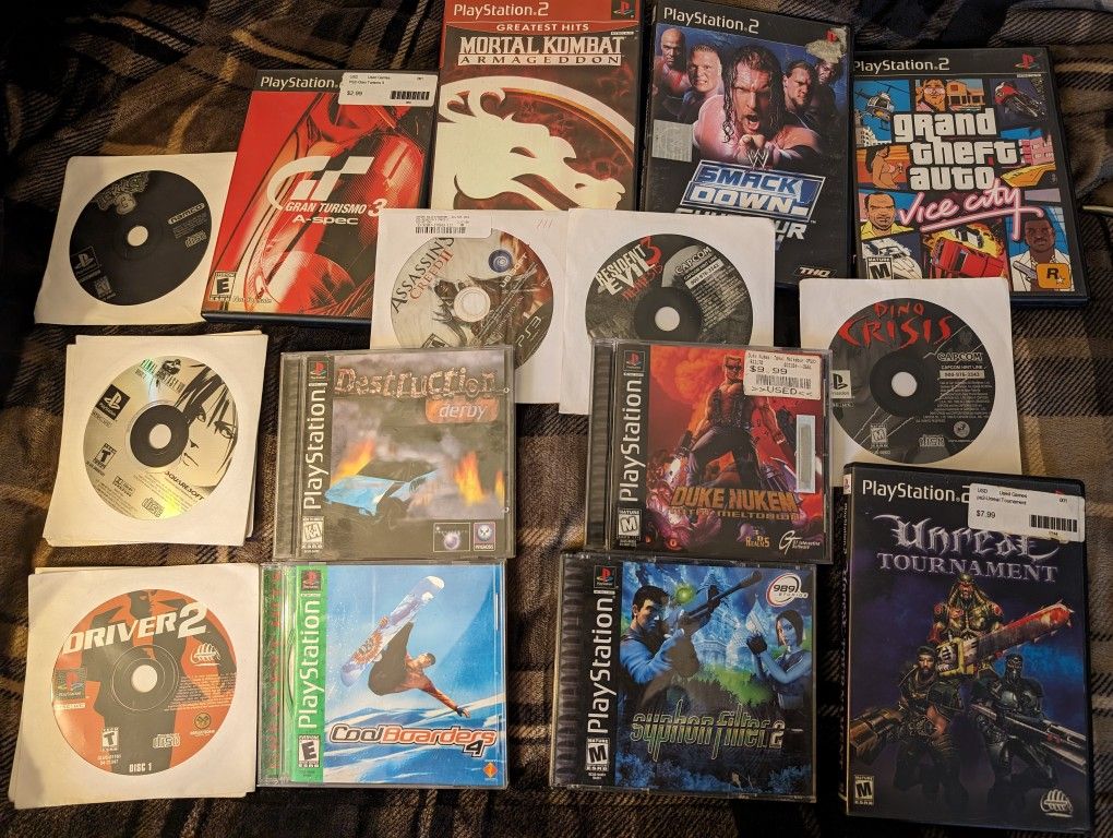 Psx PS2 PS3 Game Bundle