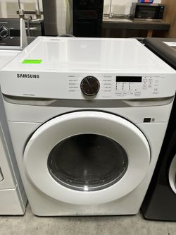 Samsung Front Load Electric Dryer Open Box Sensor Dry | Smart Care | 7.5 cu.ft.  Model:DVE45T6000W MSRP 899 