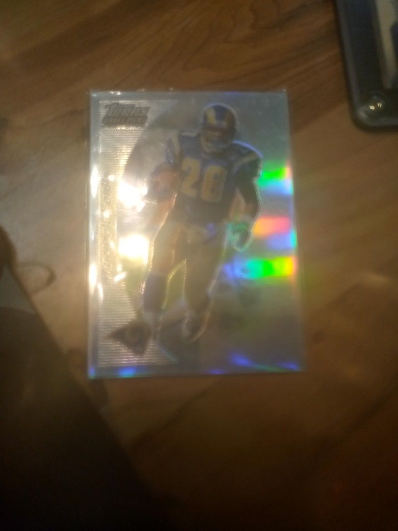 Marshall Faulk Gold Refractor 020/199