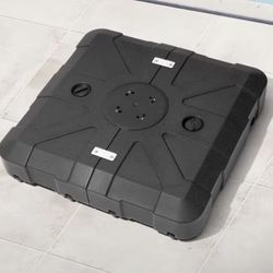 260 lbs. HDPE Patio Umbrella Base with Wheels 