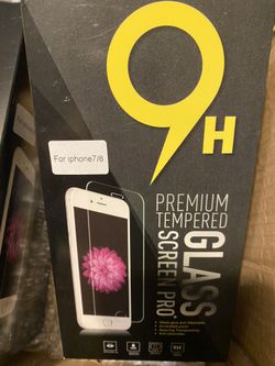 iPhone 7/8 glass screen protectors
