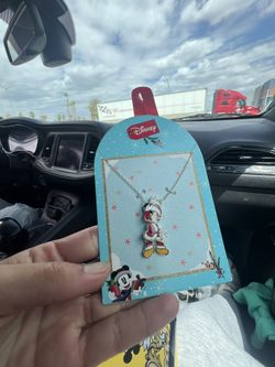 Christmas Mickey Mouse Necklace