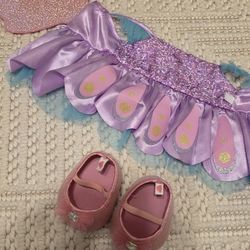 Build A Bear Dress With Wings And Shoes