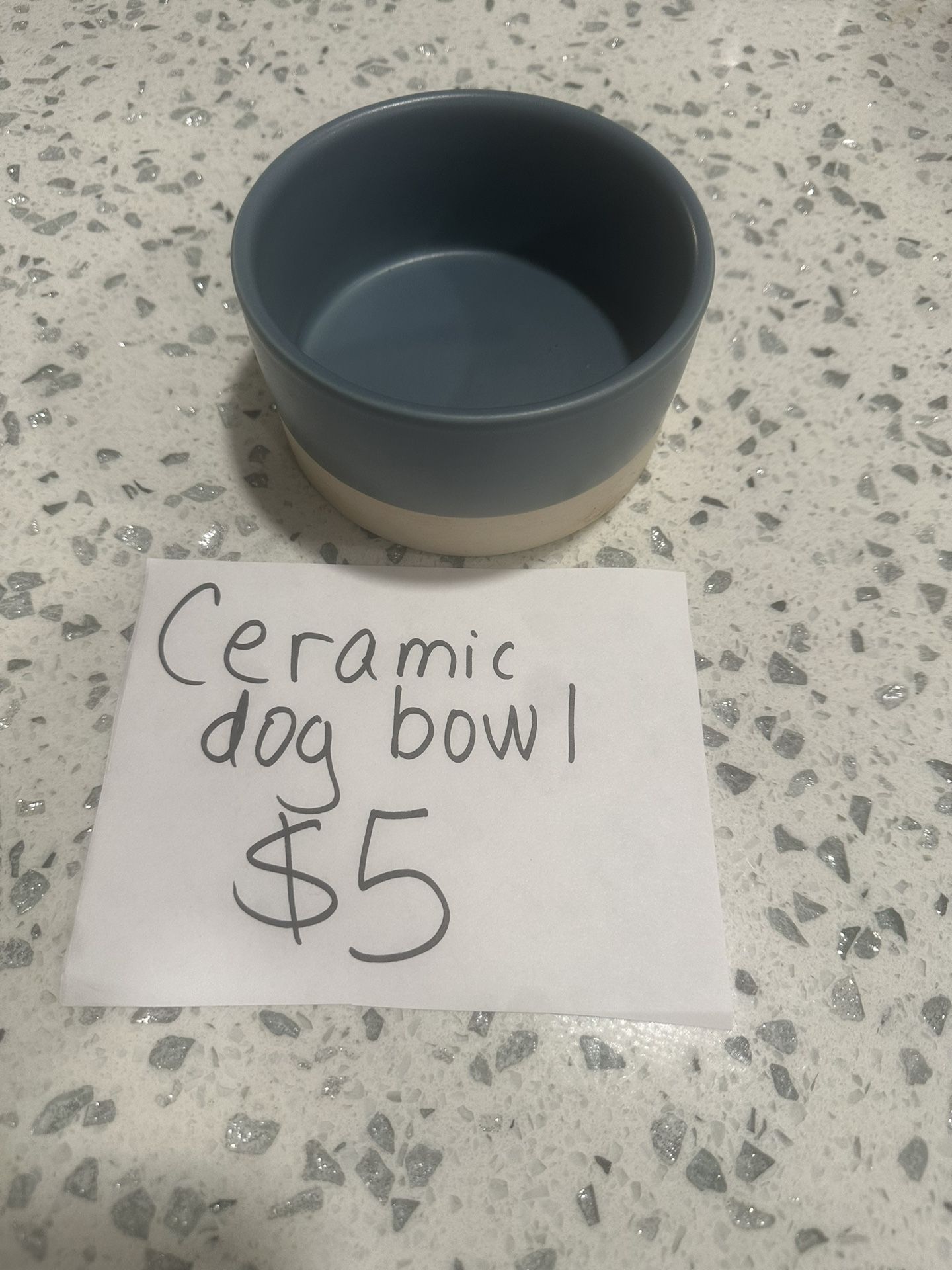 Ceramic Dog Bowl