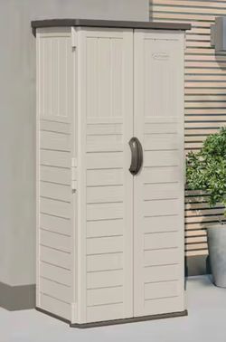 Outdoor storage cabinet shed