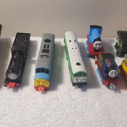 Thomas The Train And Friends Lot Of Engines Diecast Plastic And Wooden