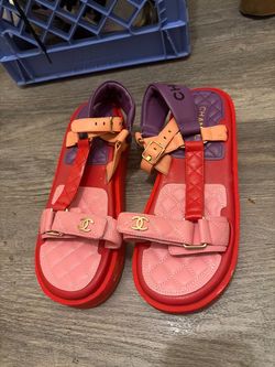 Chanel Quilted Leather Sandals