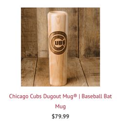 Chicago Cubs baseball bat cup
