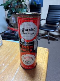 Vintage Spalding Pancho Gonzales tennis balls