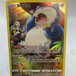 Snorlax TG10/TG30 English Swsh11: Lost Origin Trainer Gallery Holo