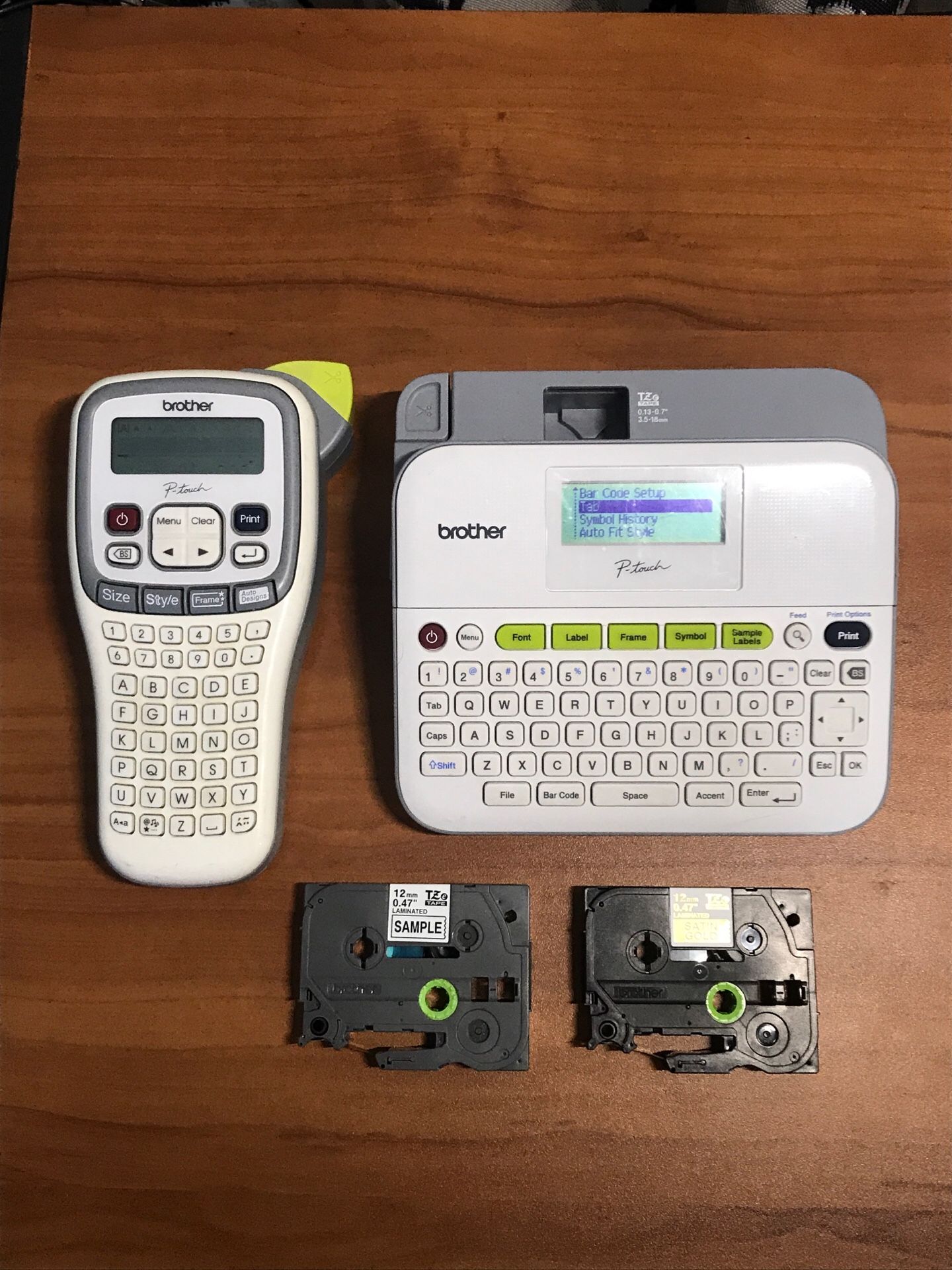 Brother Printers PTouch Label Maker Model PTD400 & PTH100 for Sale