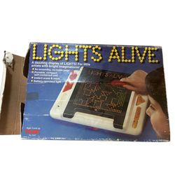 TOMY Lights Alive Vintage 1983 Retro Toy Light up Activity Game