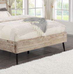 new Acacia wood queen footboard 