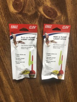 Eagle Claw Rod and Float Stick!!! Lot of 2!!!