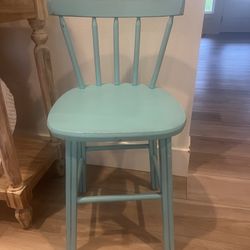 Vintage Wood Kids Chair $12