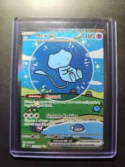 Mew ex Pokémon Card 232/091 PAF Holo