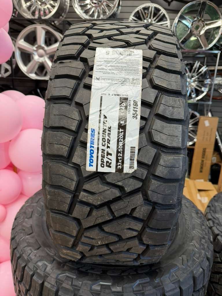 Tires LT 33 1250 20 Toyo Open Country AT 10 Ply