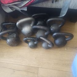 Kettlebells Different Weight & Medicine Ball 