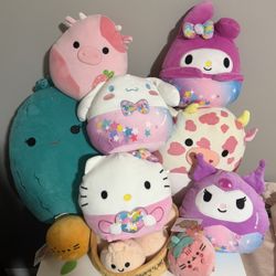 individual plushies and squishmallows 