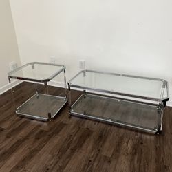 Glass Coffee & Side Table