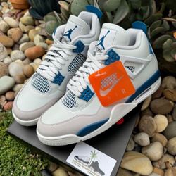 Nike Air Jordan Retro 4 Industrial blue 13