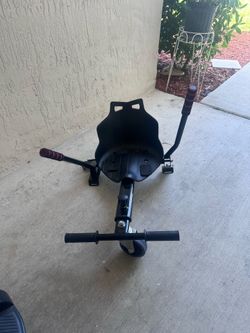 Hoverboard go kart attachment
