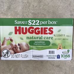 Huggies 1088 Wipes Sensitive 