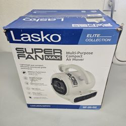 Lasko Super Fan Max Elite Collection High Velocity Fan – White – New in Box