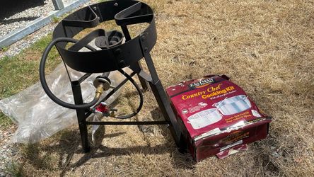 New propane deep fryer with cooking kit