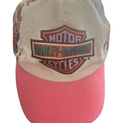 Youth Girls Harley Davidson Motorcycles Pink Glitter Tattoo Baseball Cap Hat  Size 4-14 Show off your love for Harley-Davidson with this pink glitter 