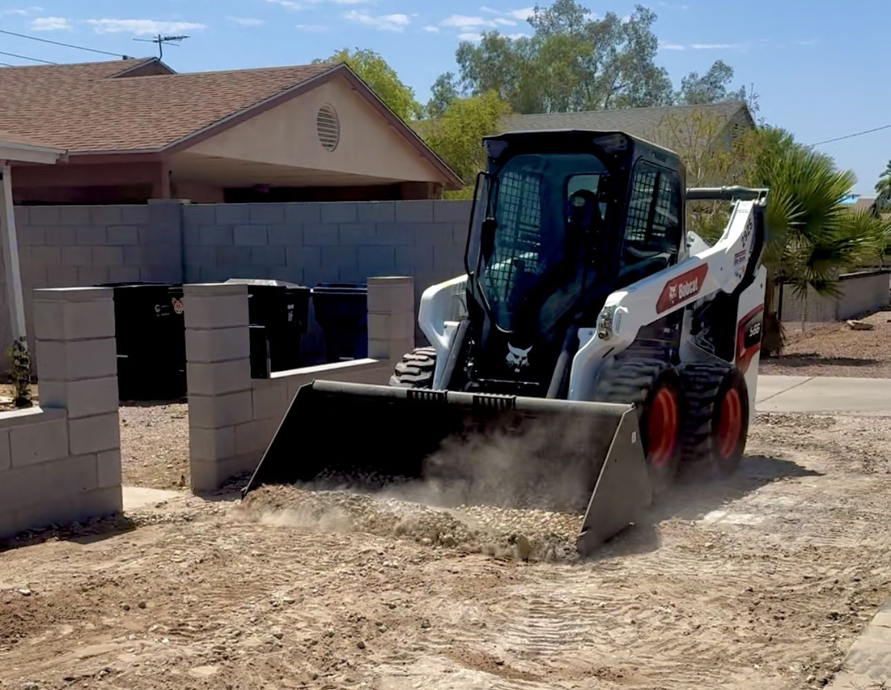 Bobcat For Leveling & Grading