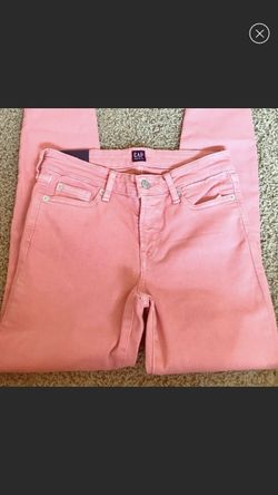 NWT Gap Super Skinny Stretchy Jeans in Coral 25R