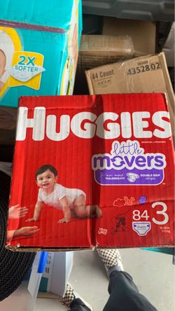 Huggies little movers size 3, 84 count