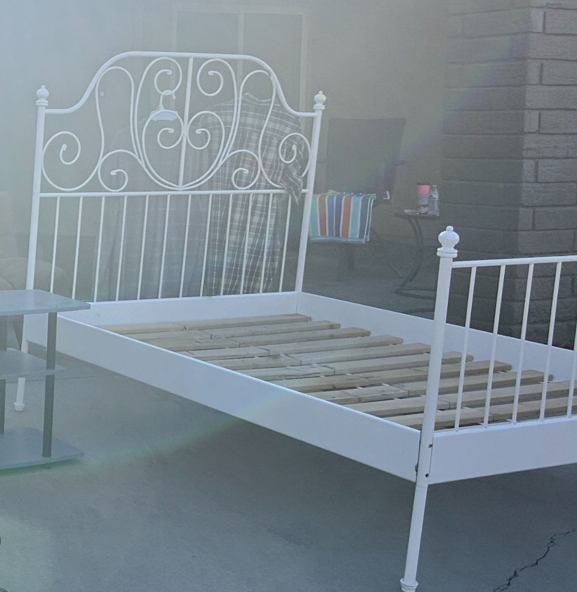 Table Full Bed Frame  Fridge Misc Items Please Read The description. 